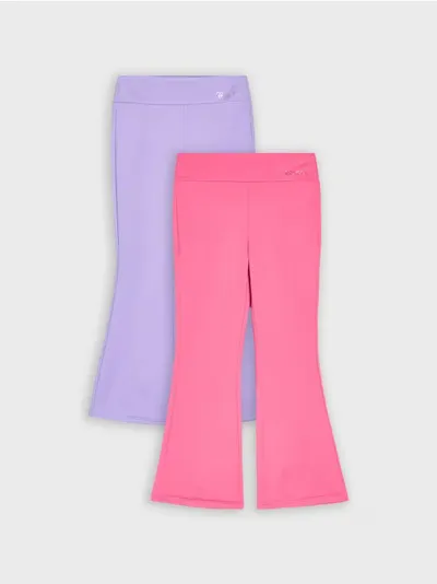 Active 2 pak flare sportske pantalone sa širokim pojasom