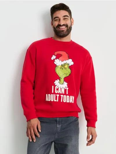 Regularna crewneck dukserica Grinch