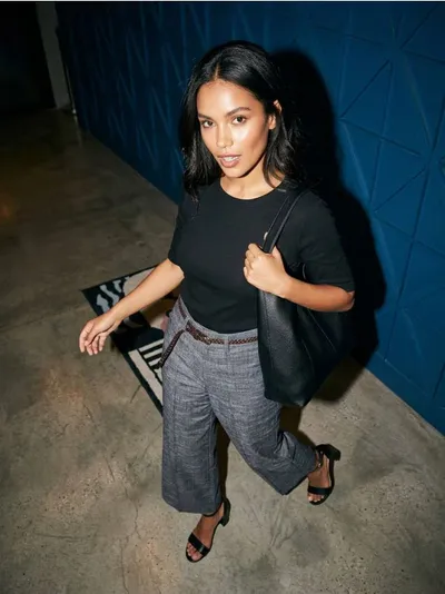 Culottes s mješavinom lana