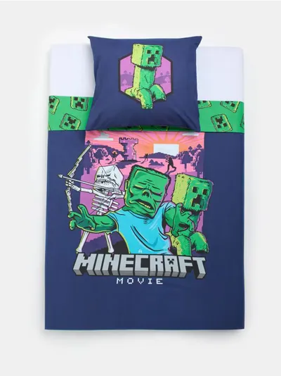 Komplet obostrane posteljine Minecraft