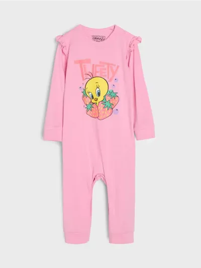 Kombinezon sa dekorativnim volanima Looney Tunes