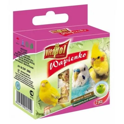 Vitapol mineralni blok za ptice, sušena jabuka, 35 g