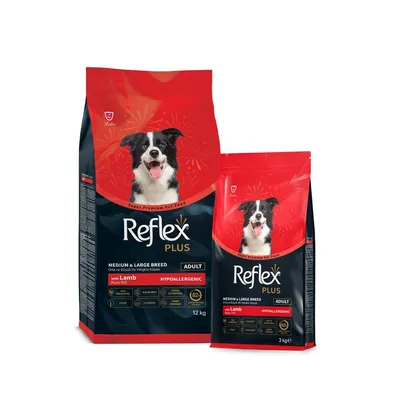 Reflex Plus janjetina i riža za odrasle pse srednjih i velikih rasa