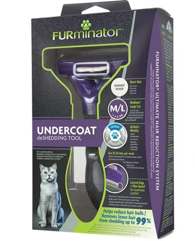 Furminator cat kratka dlaka M/L