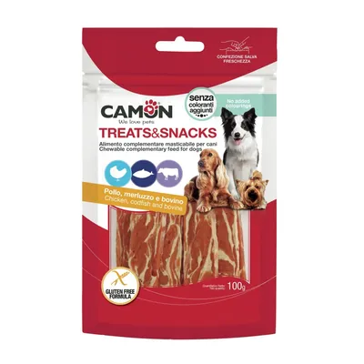Camon piletina bakalar i govedina poslastica za pse 100 g