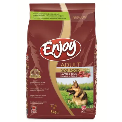 ENJOY hrana za odrasle pse od janjetine i riže, 10kg