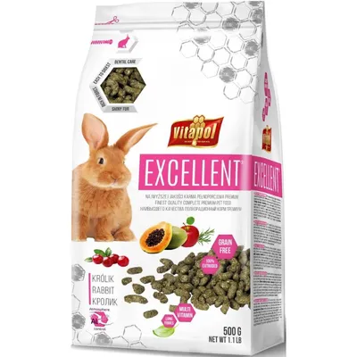 Vitapol Excellent hrana za kuniće bez žitarica, 500 g