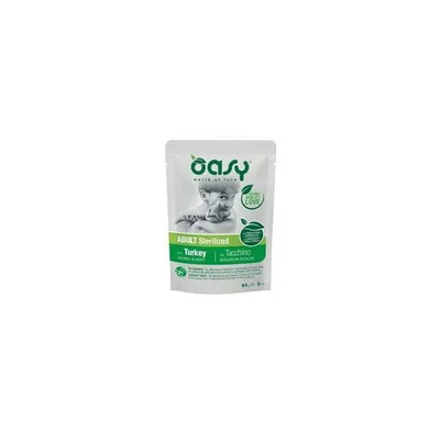 OASY Pouch hrana za sterilisane mačke,puretina 85g