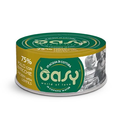 Oasy More love,piletina i leća, 70 g
