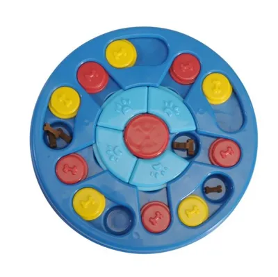 Interaktivna igračka za psa “Genius” – okrugli puzzle dozator grickalica