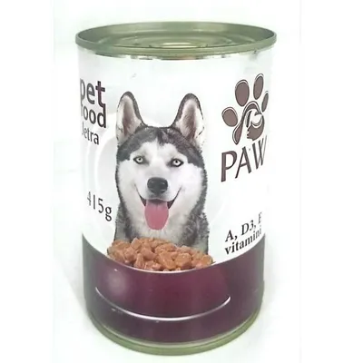 Paw konzervirana hrana za pse,jetra, 415 g