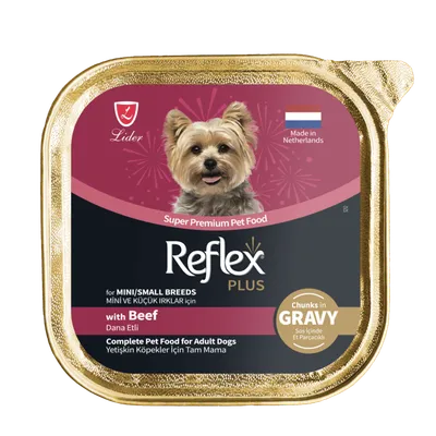 Reflex Plus govedina u umaku za odrasle pse mini i malih rasa 85 g