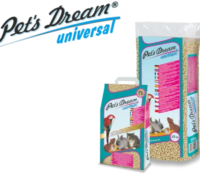 Pet's Dream ® Universal – posip od prirodnih biljnih vlakana, 15 kg