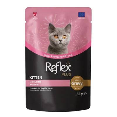 Reflex Plus komadići u umaku janjetina hrana za mačiće 85 g