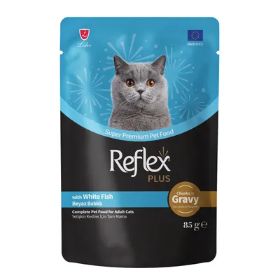 Reflex Plus bijela riba komadići u umaku hrana za odrasle mačke