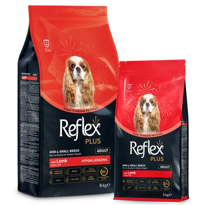 Reflex Plus hrana za odrasle pse mini i malih pasmina s janjetinom 3 kg