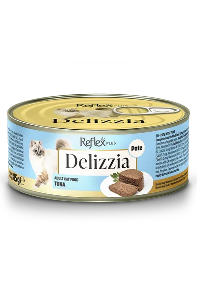 Delizzia pašteta s tunom hrana za odrasle mačke, 85 g