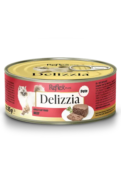 Delizzia pašteta s govedinom hrana za odrasle mačke, 85 g