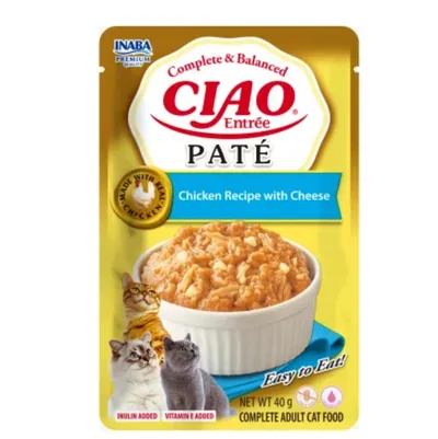 Inaba Ciao Entrée Paté recept s piletinom i sirom 40 g