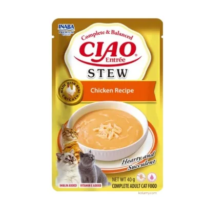 Inaba CIAO Entrée Stew Chicken – kremasti ragu s piletinom, 40 g