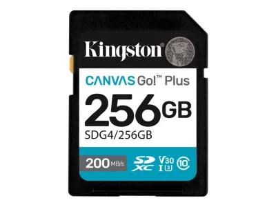 Kingston Canvas Go! Plus 256 GB SD XC kartica