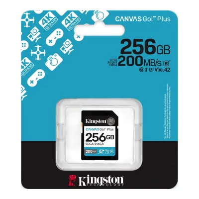 KINGSTON SD Kartica 256GB CanvasGoPlus SDG4\256GB