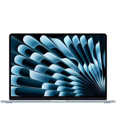 MacBook Air 15-inch,Sky Blue,Model A3448,M5 CHIP WITH 10C CPU, 10C GPU,16GB unified memory,35W Dual USB-C Power Adapter, 512GB SSD storage,Two Thunderbolt 4 Ports,Touch ID,Liquid Retina display,Force Touch Trackpad, KEYBOARD-INT