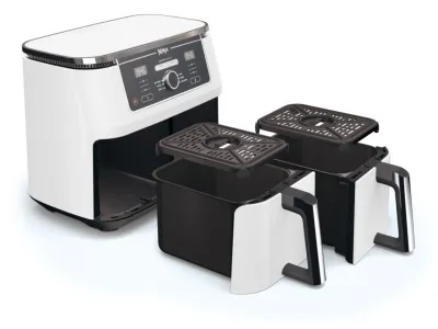 Ninja dvozonska fritezaKapac. 9.5L, 6 funk. kuhanjasnaga 2400W, PTFE neljepljivi premaz