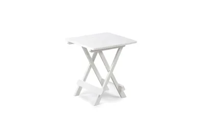 Bastenski sto plasticni 44 x 44 x 50 cm - BELI ADIGE