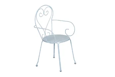 Stolica metalna MOKA 51x52x89cm - bela