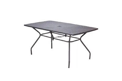 Sto metalni MELFI 1500x900x740mm -sivi