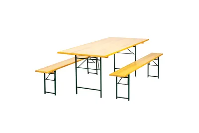 Baštenski set STOUT- sto + 2 klupe 220 x 80