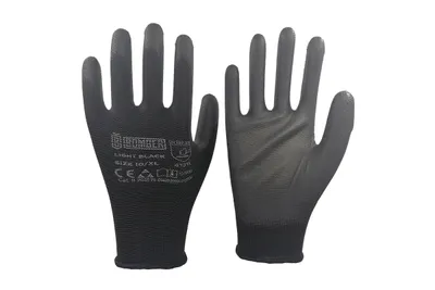 Rukavice bomber light black M