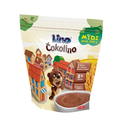 Lino bezmliječna instant kaša čokolino 500g