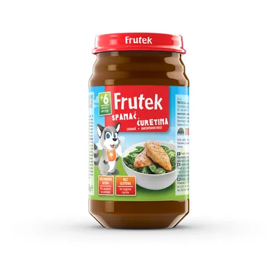 Frutek kašica špinat i puretina 190g