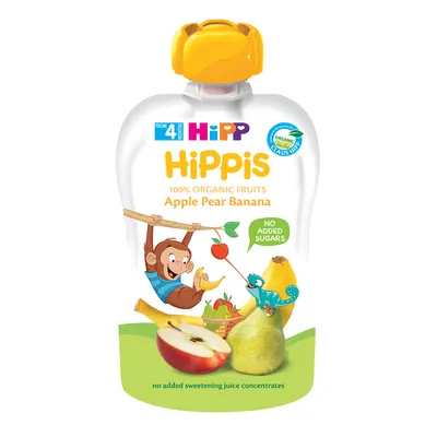 Hipp pouch jabuka, kruška, banana 100g