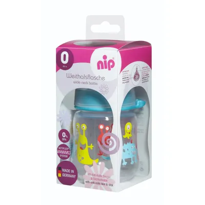 Nip flašica šir.otv. dječaci 150ml sil.cucla 0m+