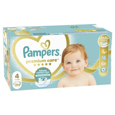 Pampers pelene premium care mega box 4 maxi 9-14kg 104kom