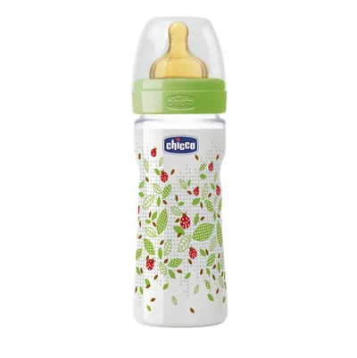 Chicco PP flašica Giotto, 250ml, kaučuk, unisex