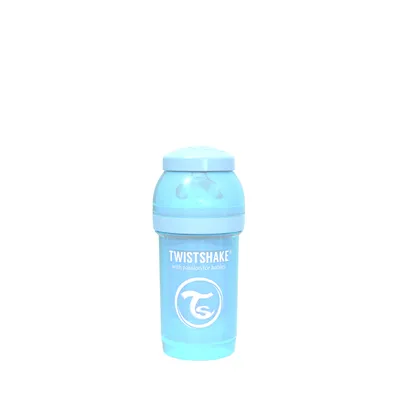 TS flašica anti-colic 180ml pastelna plava