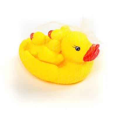 Hk Mini igračka gumena patka i pačići u mreži