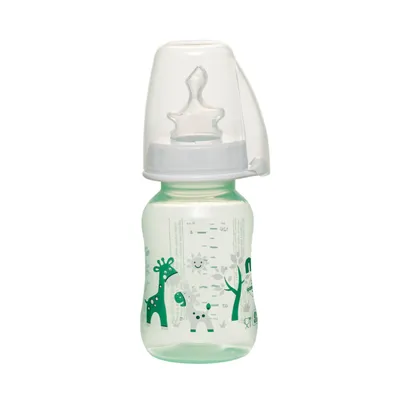 Nip PP flašica Trendy Unisex 125 ml sa silikonskom cuclom za čaj 0-6