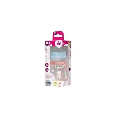 Nip flašica sa širokim otvorom Trendy Boy 260ml, silikonska cucla, 0m+