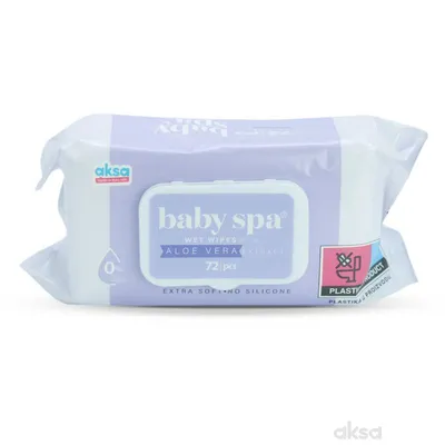 Baby spa vlažne maramice cream sa aloe verom 72kom