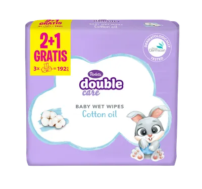 Violeta baby vlažne maramice sensitiv 3x64kom