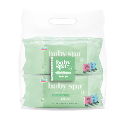 Baby spa vlažne maramice sa kamilicom 4x64kom