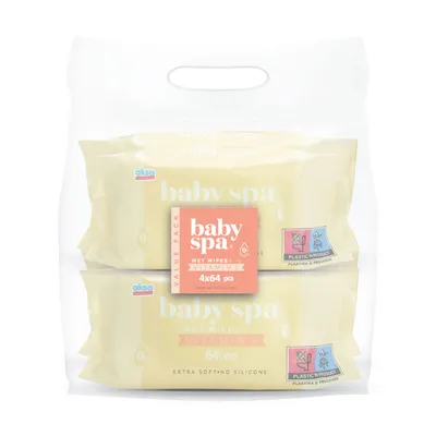 Baby spa vlažne maramice sa vitaminom E 4x64kom