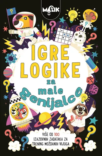 Malik knjiga Mozgalice za male genijalce-ig.logike