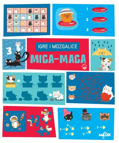Malik knjiga Igre i mozgalice-mica maca