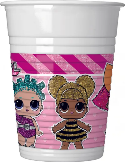 Plastična čaša lol 200 ml 8 kom